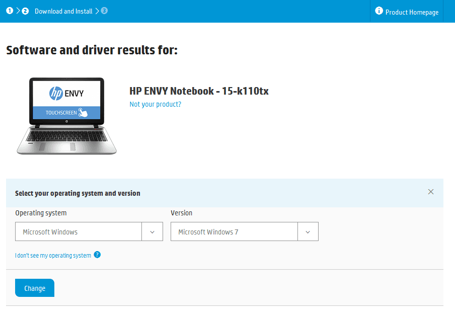 hp drivers windows 10 download